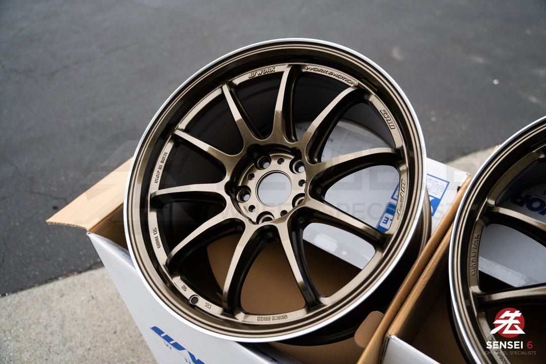 Work Emotion ZR10 1P / 18x9.5 +38 / 5x114.3 / Titanium Diamond Lip Cut (HGLC)