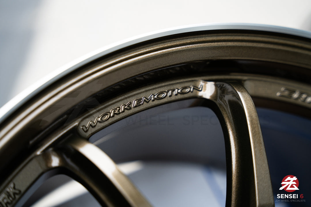 Work Emotion ZR10 1P / 18x9.5 +38 / 5x114.3 / Titanium Diamond Lip Cut (HGLC)