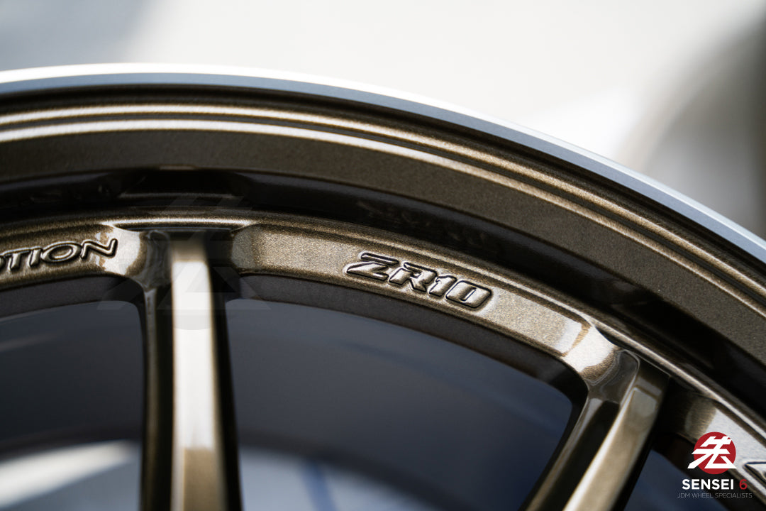 Work Emotion ZR10 1P / 18x9.5 +38 / 5x114.3 / Titanium Diamond Lip Cut (HGLC)