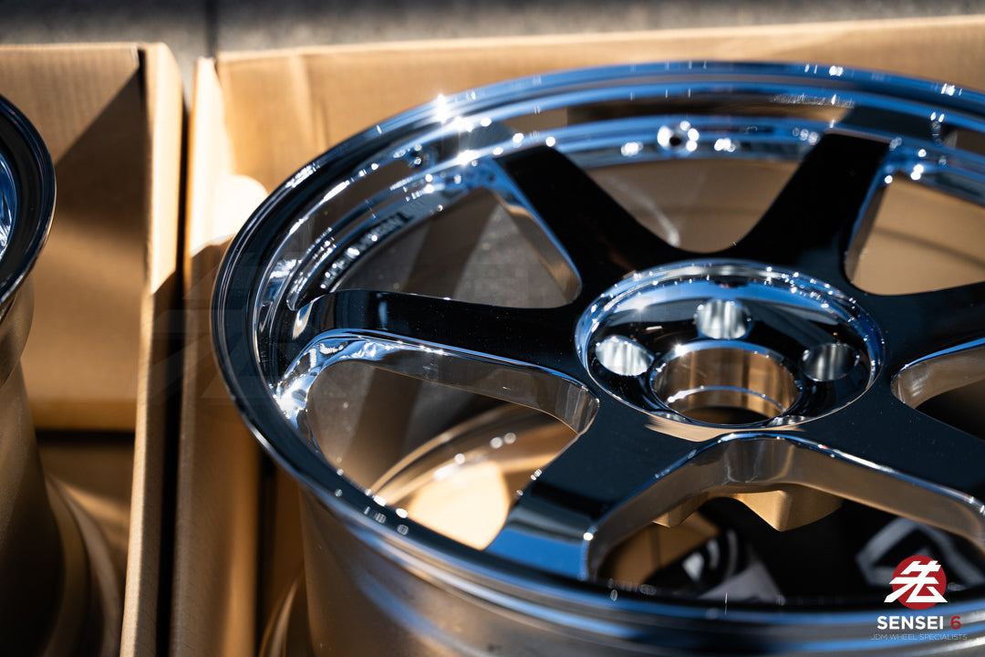 Volk TE37SL / 19x9.5 +22, 19x10.5 +35 / 5x112 / Chrome