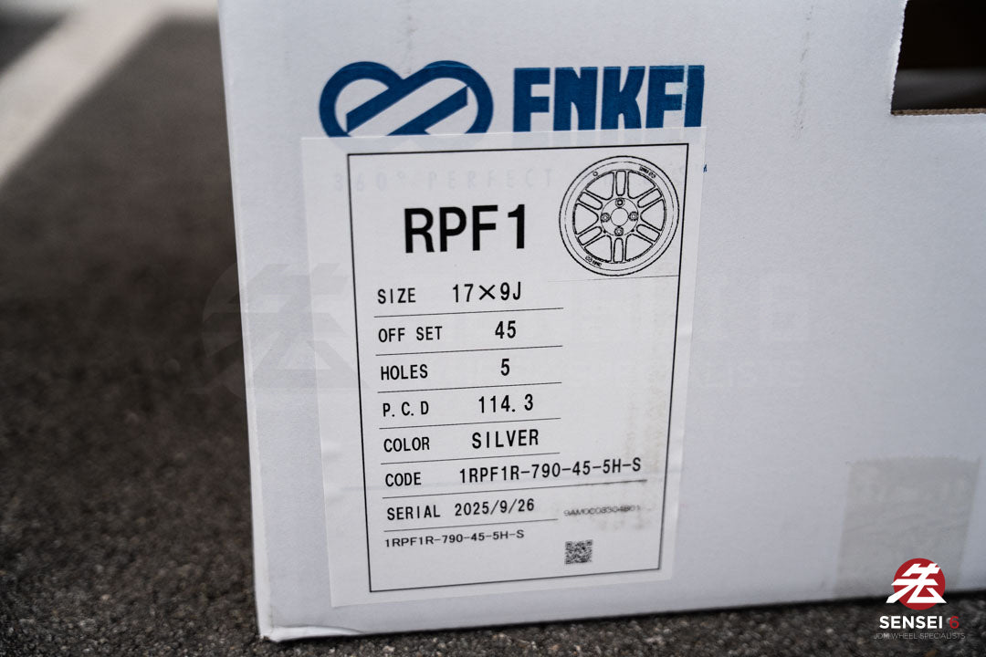 Enkei RPF1 / 17x9 +45 / 5x114.3 / F1 Silver (S)