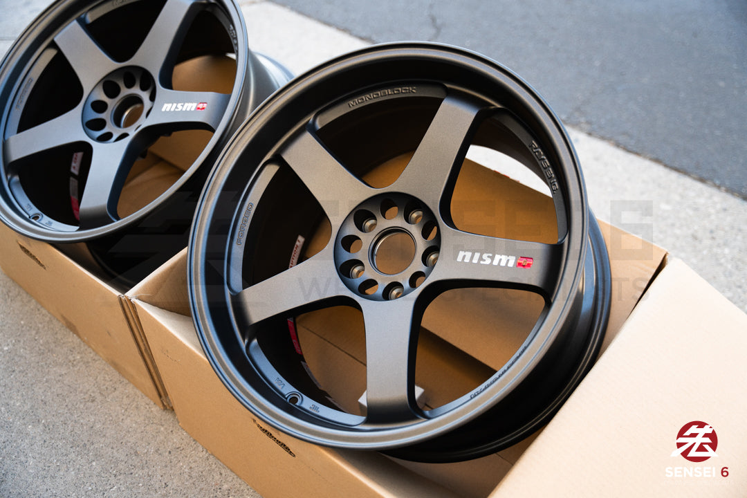 Nismo LMGT4 / 19x9.5 +30, 19x10.5 +25 / 5x114.3 / Matte GunBlack (MG)