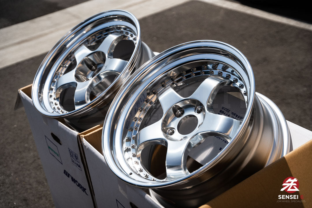 ワークマイスター S1 3P / 18x9.5 +24 / 5x114.3 / バフ仕上げ