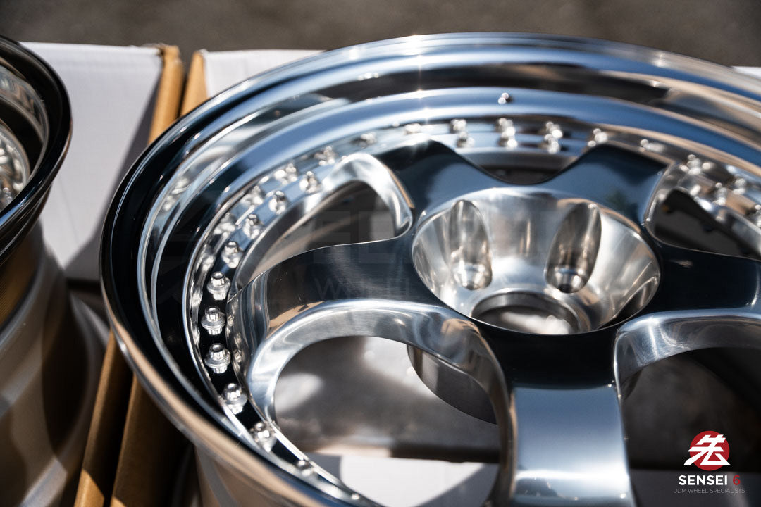 ワークマイスター S1 3P / 18x9.5 +24 / 5x114.3 / バフ仕上げ