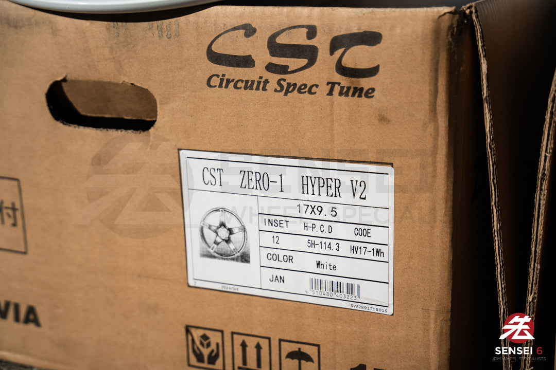 CST Zero-1 Hyper V2 / 17x9.5 +12 / 5x114.3 / White (WH)