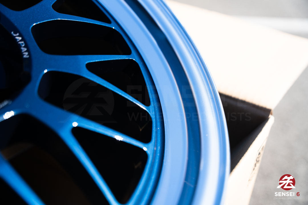Volk 21A / 18x9.5 +22 / 5x120 / Mag Blue Rim DC (BL)