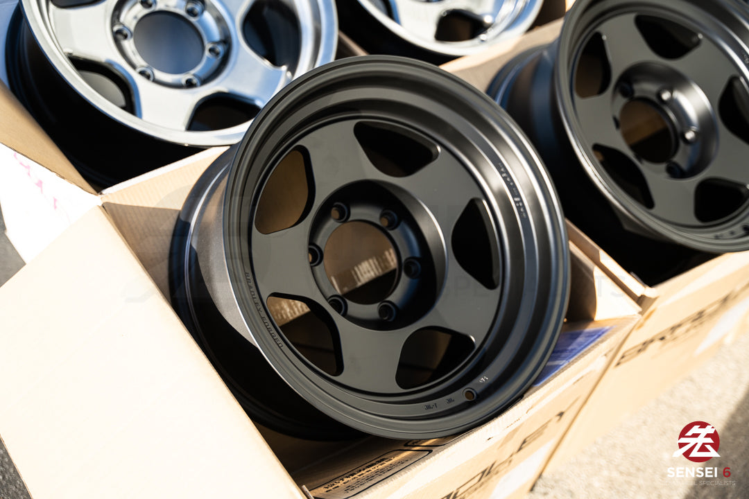 Bradley Forged Takumi / 16x8.5 -30 / 6x139.7 / Matte Shadow Black