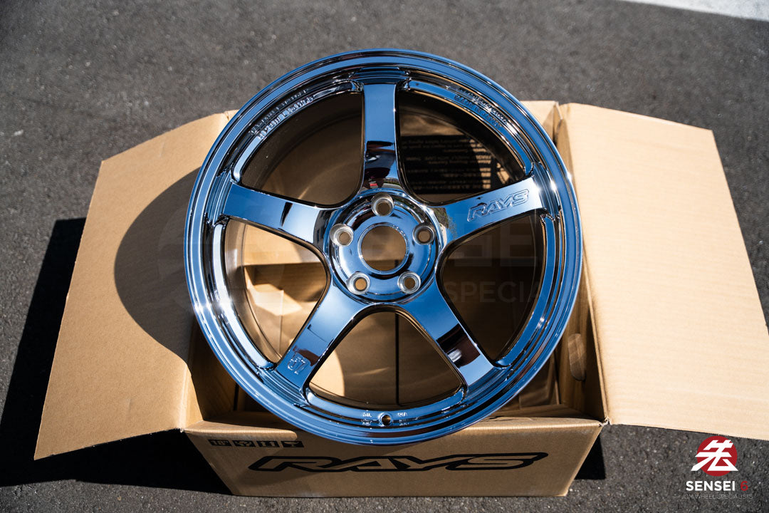 Luces Gram 57CR / 18x9.5 +22 / 5x114.3 / Cromadas