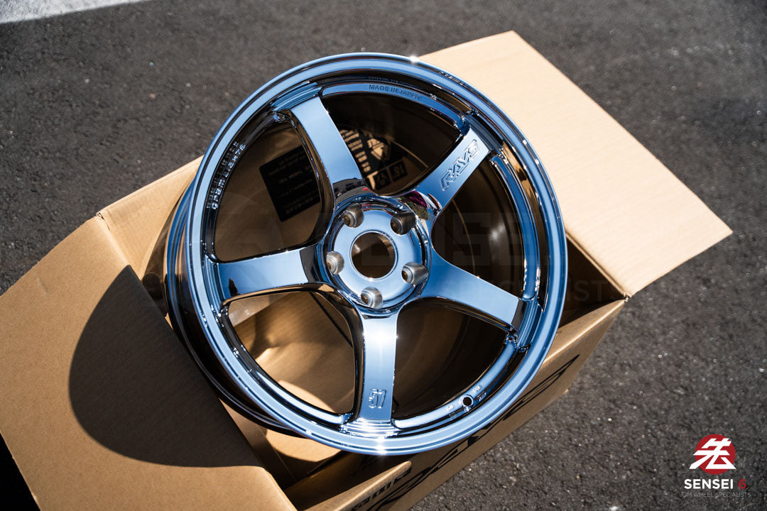 Luces Gram 57CR / 18x9.5 +22 / 5x114.3 / Cromadas