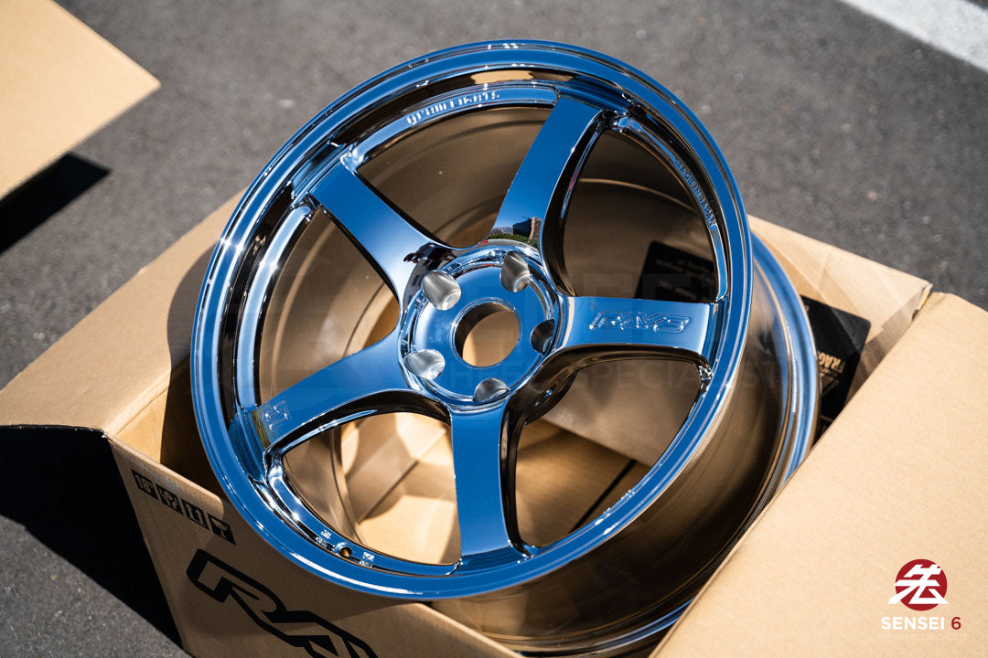 Luces Gram 57CR / 18x9.5 +22 / 5x114.3 / Cromadas