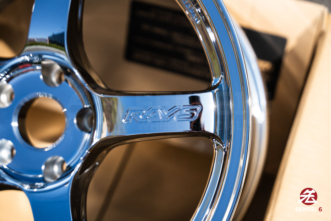 Luces Gram 57CR / 18x9.5 +22 / 5x114.3 / Cromadas