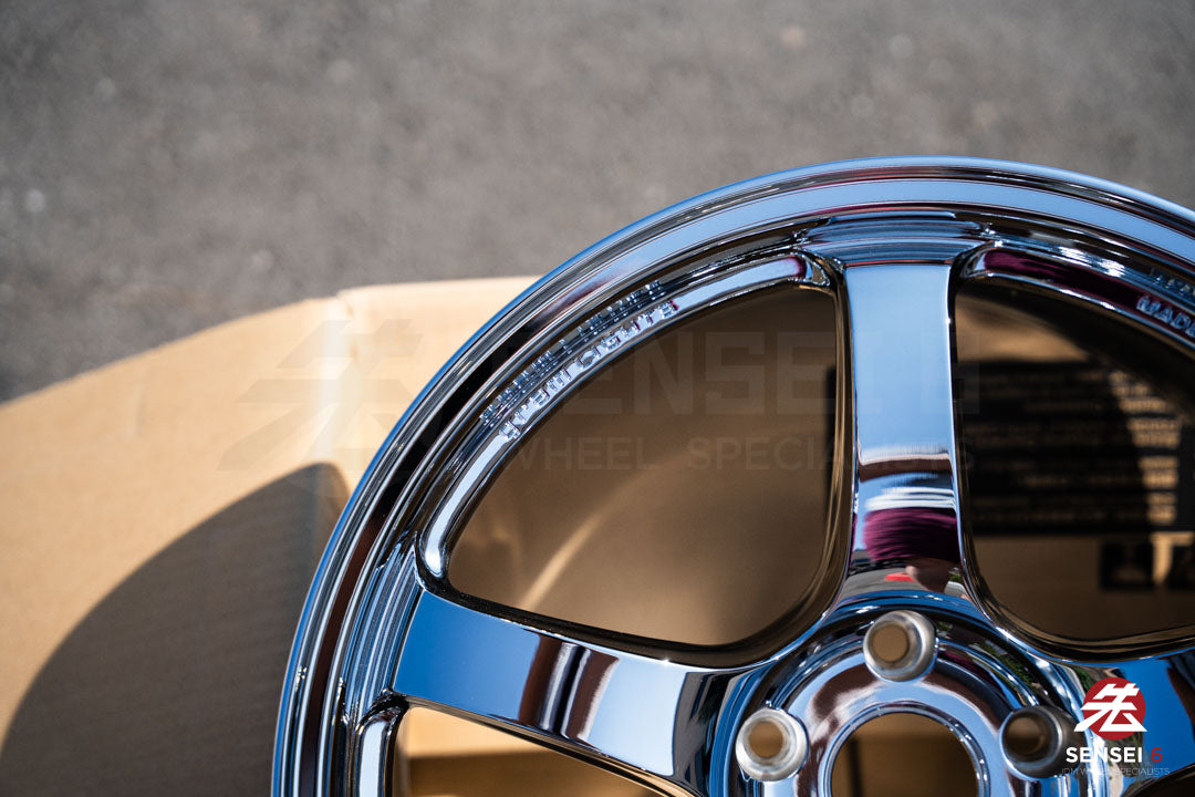 Luces Gram 57CR / 18x9.5 +22 / 5x114.3 / Cromadas