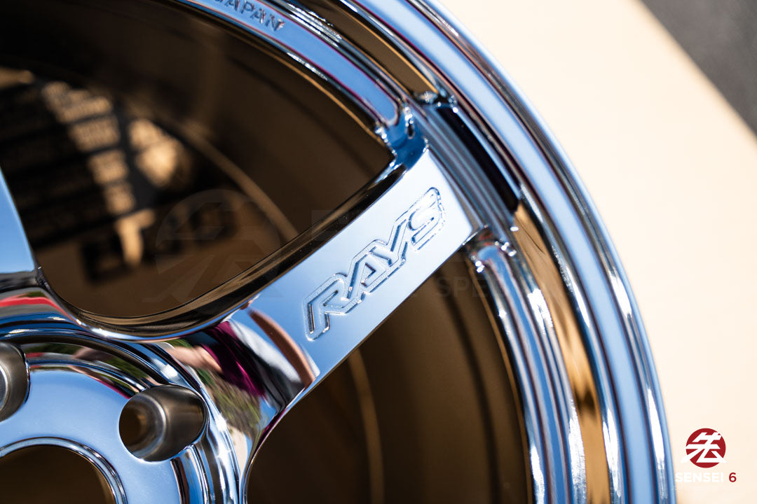 Luces Gram 57CR / 18x9.5 +22 / 5x114.3 / Cromadas