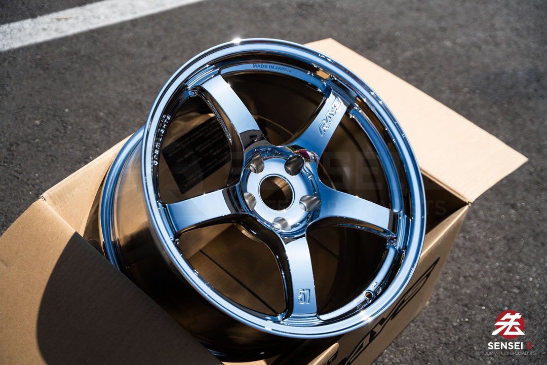 Luces Gram 57CR / 18x9.5 +22 / 5x114.3 / Cromadas