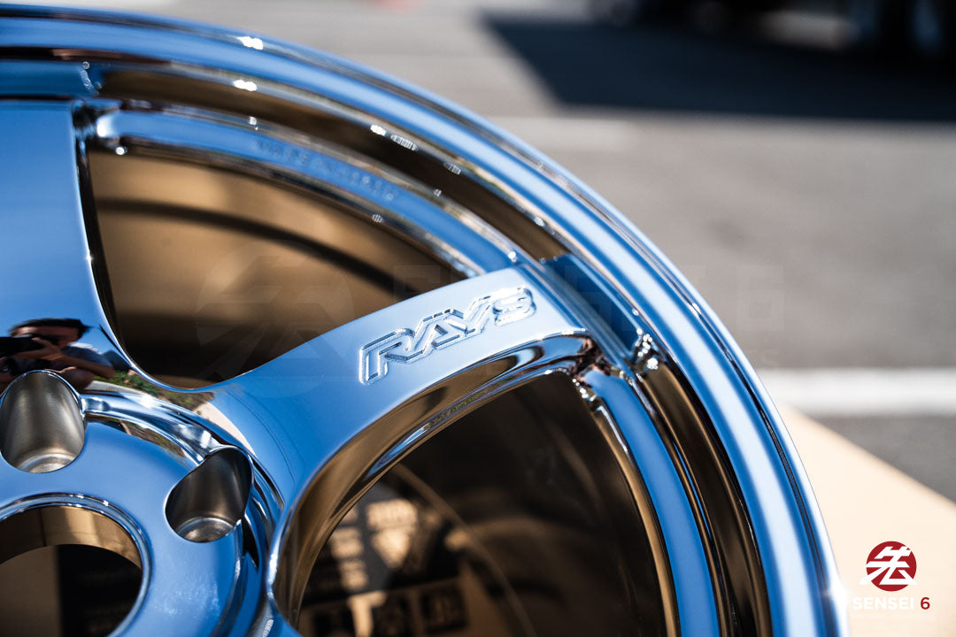 Luces Gram 57CR / 18x9.5 +22 / 5x114.3 / Cromadas