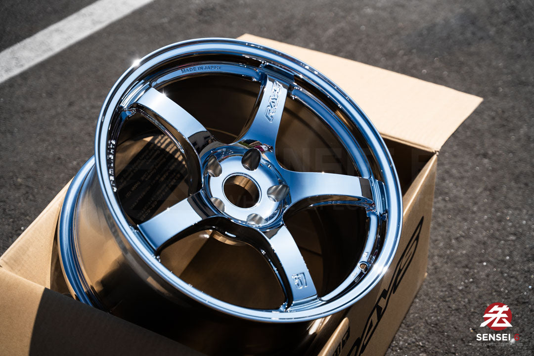 Luces Gram 57CR / 18x9.5 +22 / 5x114.3 / Cromadas