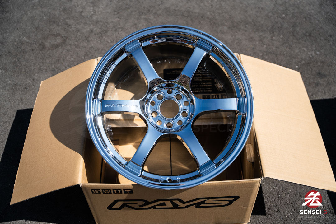 グラムライト 57DR / 18x9.5 +22 / 5x114.3 / クローム