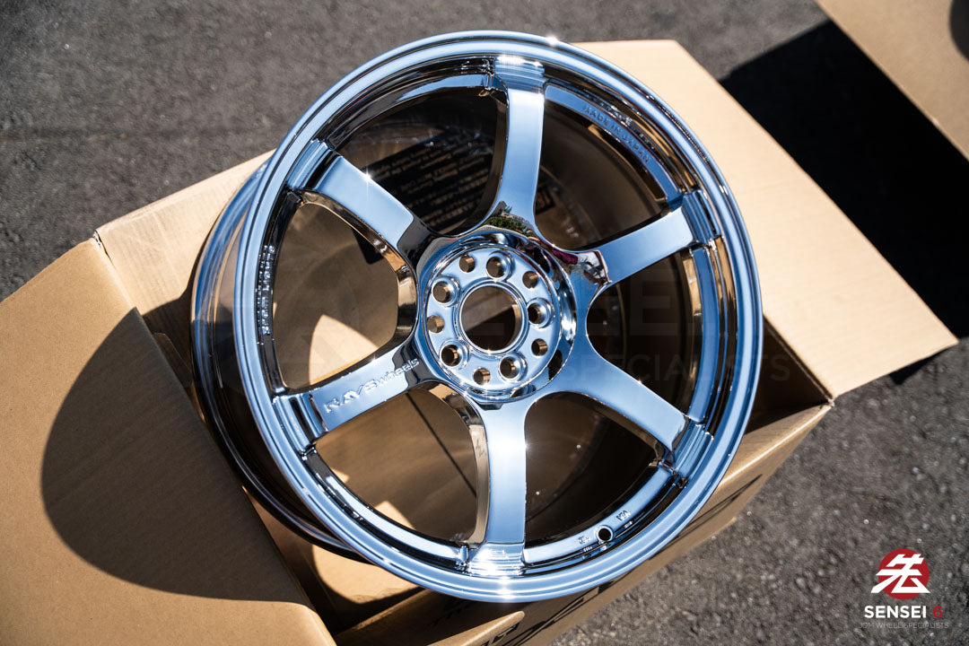 グラムライト 57DR / 18x9.5 +22 / 5x114.3 / クローム