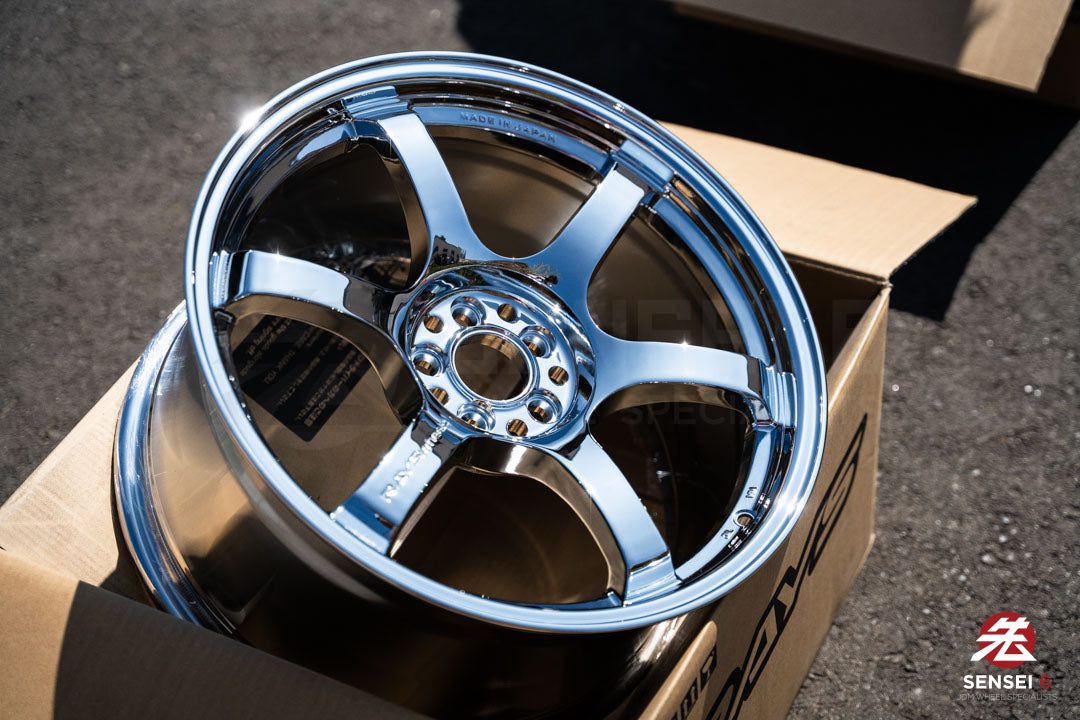 グラムライト 57DR / 18x9.5 +22 / 5x114.3 / クローム