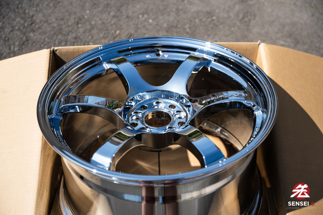 グラムライト 57DR / 18x9.5 +22 / 5x114.3 / クローム