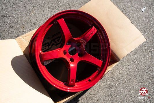 Gram Lights 57CR / 18x9.5 +38 / 5x114.3 / Milano Red (MRP)