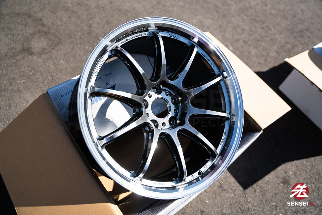 Work Emotion ZR10 1P / 18x9.5 +22 / 5x114.3 / Glim Black Diamond Cut Rim (GTKRC)