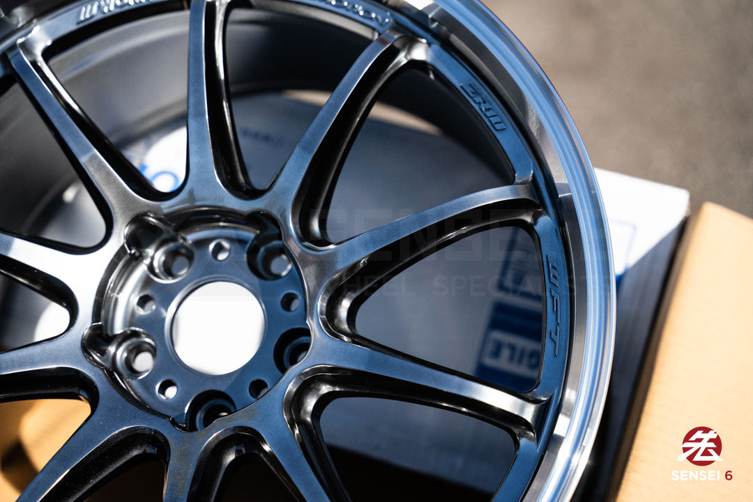 Work Emotion ZR10 1P / 18x9.5 +22 / 5x114.3 / Glim Black Diamond Cut Rim (GTKRC)