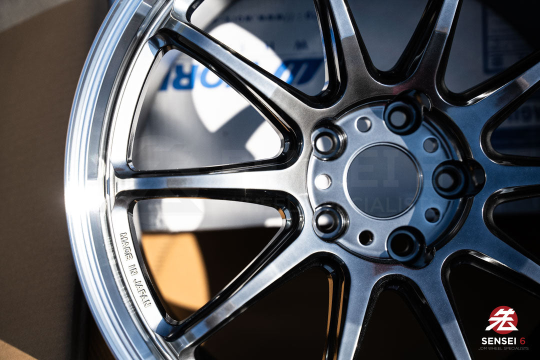 Work Emotion ZR10 1P / 18x9.5 +22 / 5x114.3 / Glim Black Diamond Cut Rim (GTKRC)