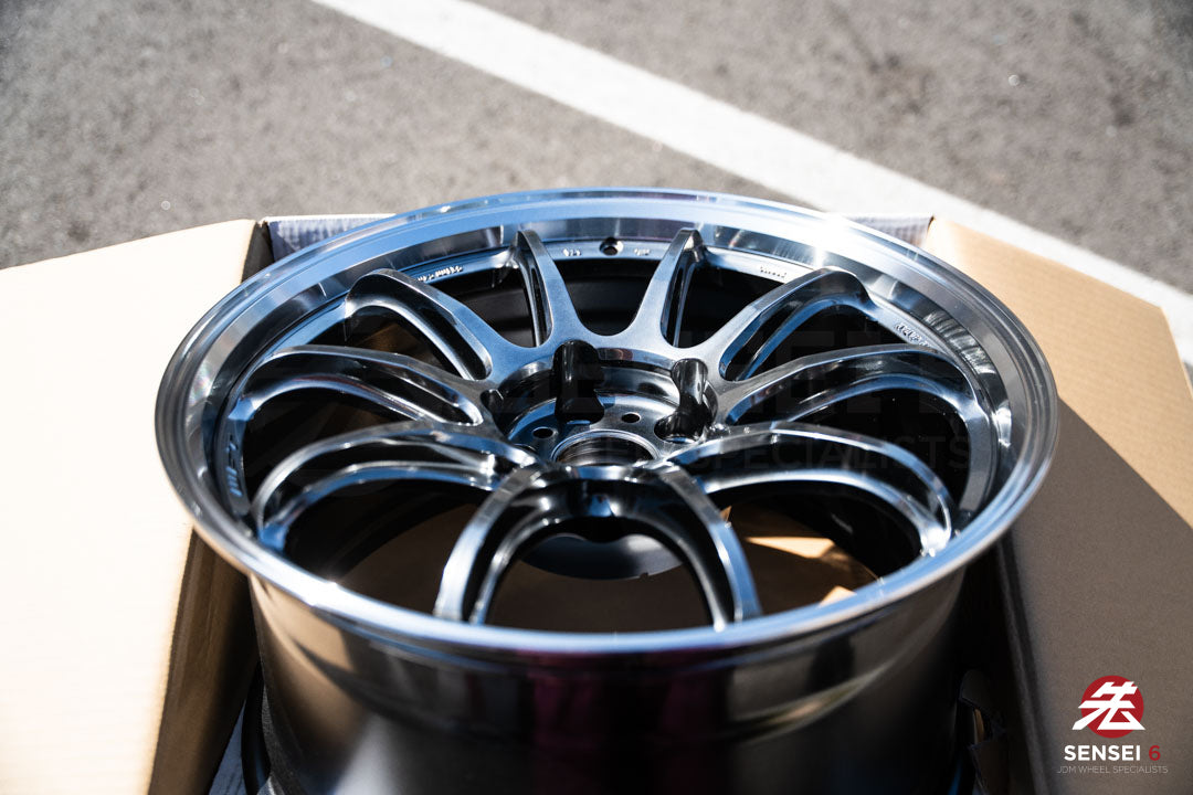 Work Emotion ZR10 1P / 18x9.5 +22 / 5x114.3 / Glim Black Diamond Cut Rim (GTKRC)
