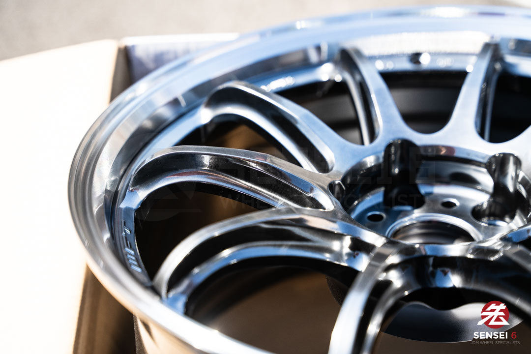 Work Emotion ZR10 1P / 18x9.5 +22 / 5x114.3 / Glim Black Diamond Cut Rim (GTKRC)