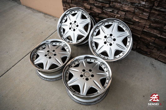 18" Work LS207 (Used Wheels) / 5x114.3 / 18x8 +38 / Silver
