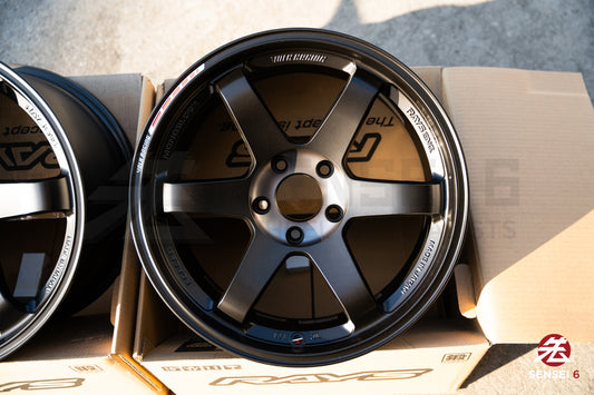 Volk TE37SL Black Edition III / 18x9.5 +21, 18x10.5 +21 / 5x120 / Pressed Black Rim Redot (PR)