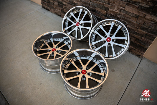 19" Weds Kranze LXZ (Used Wheels) / 5x114.3 / 19x9.5 +22, 19x11.5 -16 / Chrome