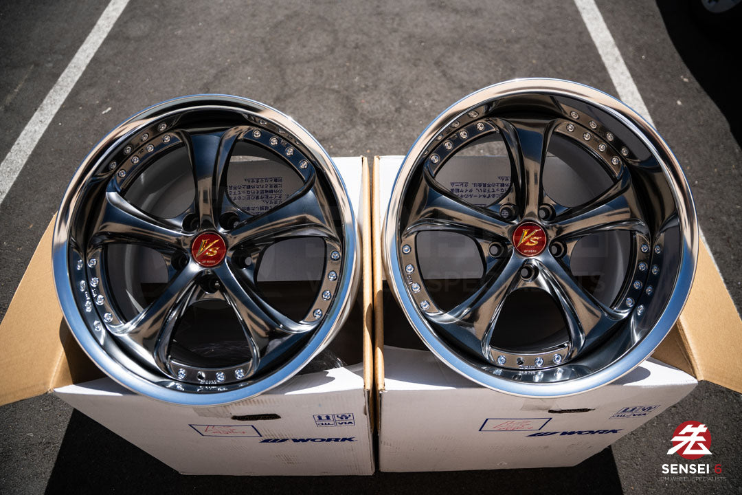 ワーク VSKF# / 18x9.5 +14、18x10.5 +15 / 5x114.3 / ライトグレーシルバー