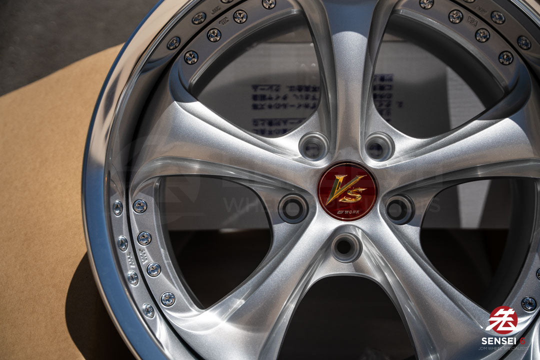 Work VSKF# / 18x9.5 +9 / 5x114.3 / Light Gray Silver (LGS)