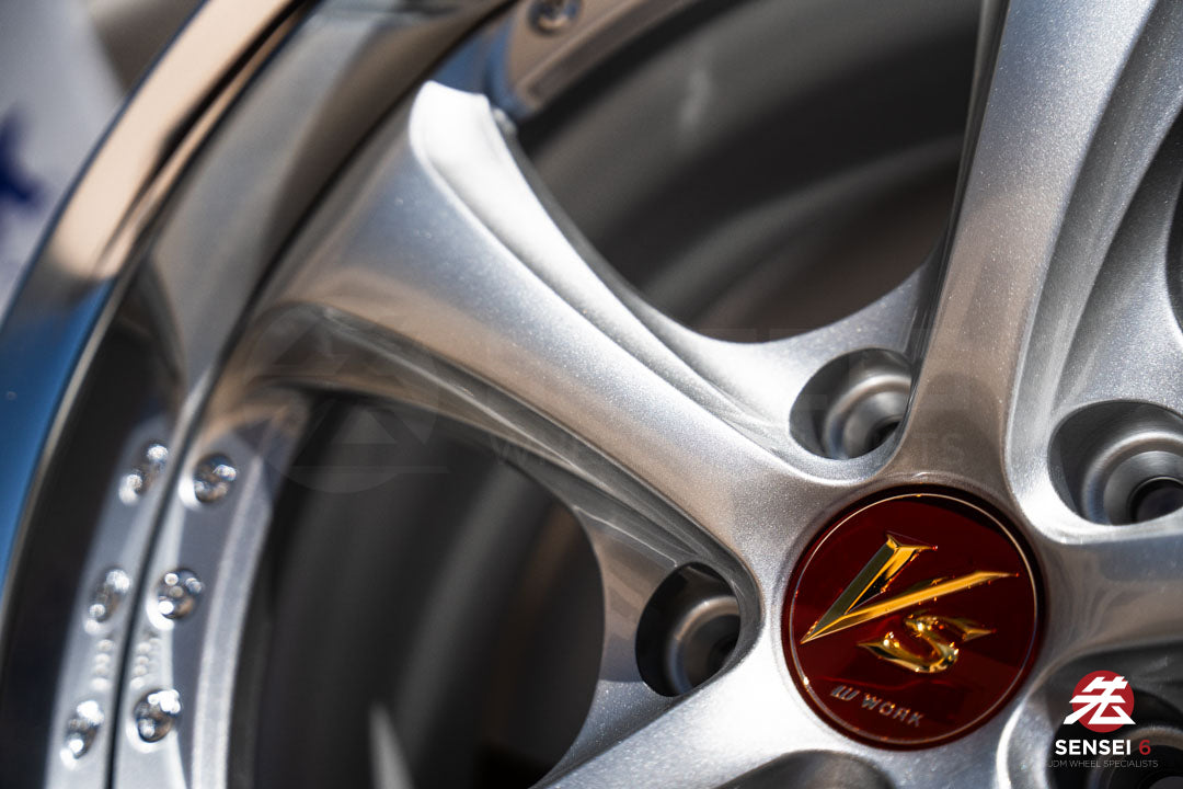 Trabajo VSKF# / 18x9.5 +14, 18x10.5 +15 / 5x114.3 / Gris claro plateado