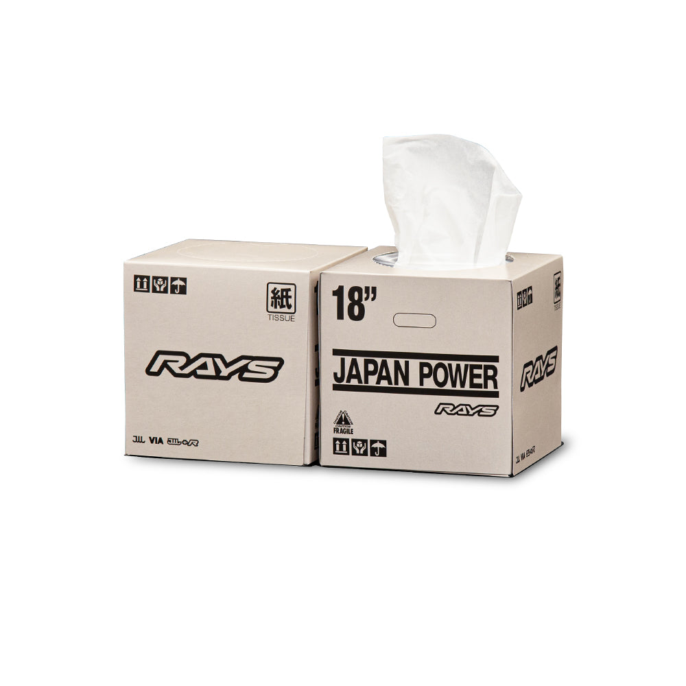 Caja de pañuelos Rays Wheel Package 24S Marfil