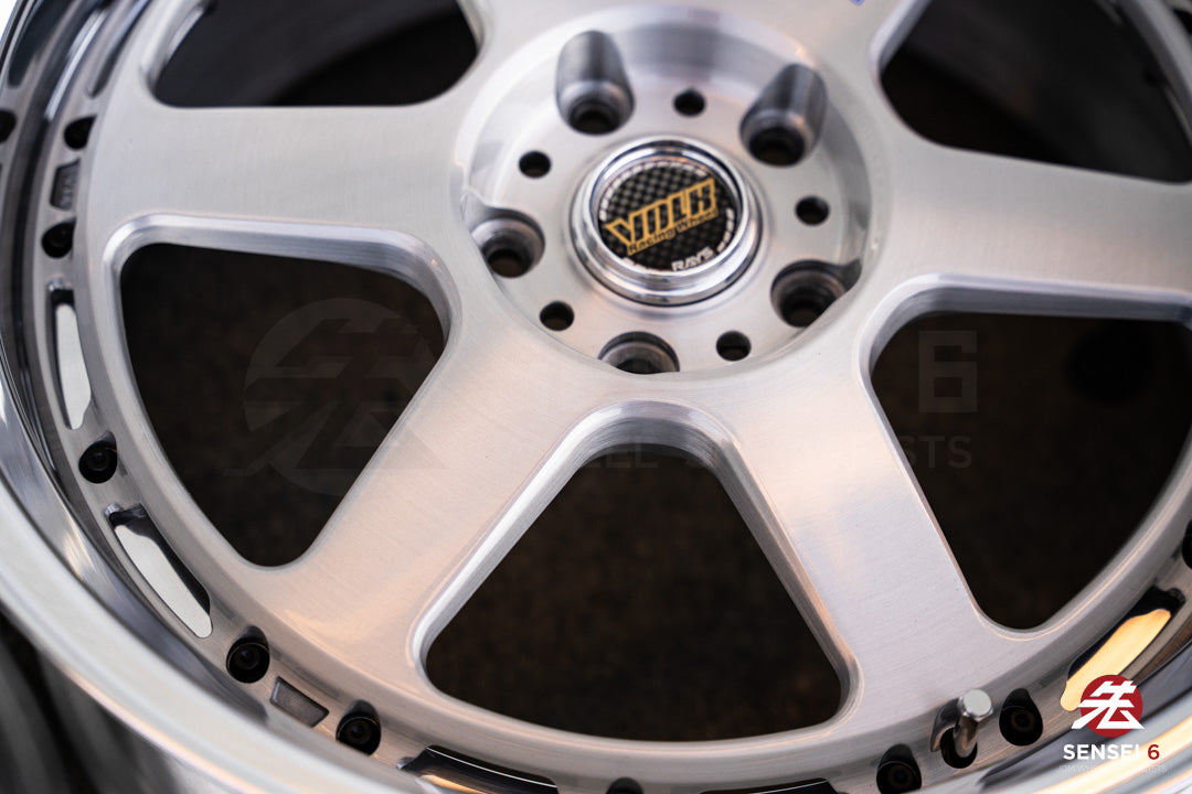 Volk GT-P de 17" (3 piezas convertidas) (Llantas usadas, hechas a pedido)