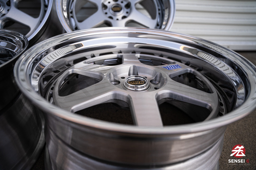 Volk GT-P de 17" (3 piezas convertidas) (Llantas usadas, hechas a pedido)