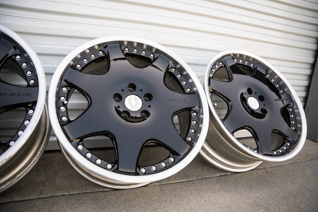 20インチ エイムゲイン G (中古ホイール) / 5x114.3 / 20x8.5 +41, 20x9.5 +41 / ブラック