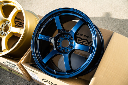 グラムライツ 57DR / 18x9.5 +38 / 5x114.3 / エターナルブルーパール