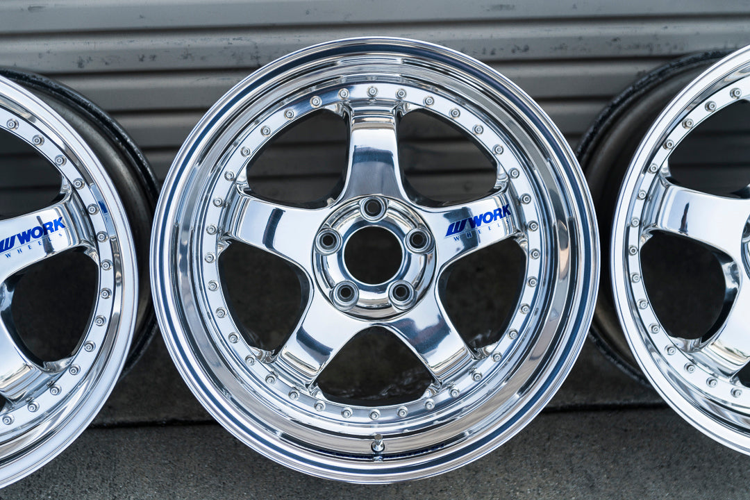 Work Meister S1 3P 5x108 19x13.5+12 R Disk Silver - Threepieceus