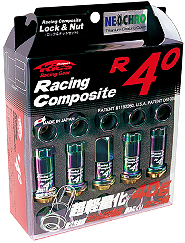 Project Kics R40 (Neo Chrome) Lug Nuts