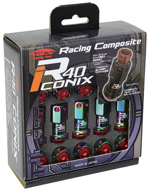 Project Kics R40 Iconix ラグナット(アルミキャップ)