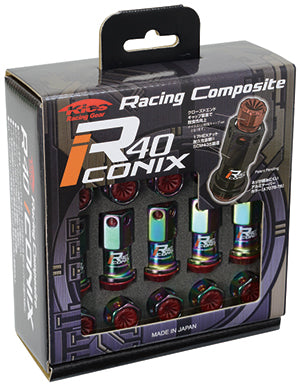 Project Kics R40 Iconix ラグナット (樹脂キャップ)