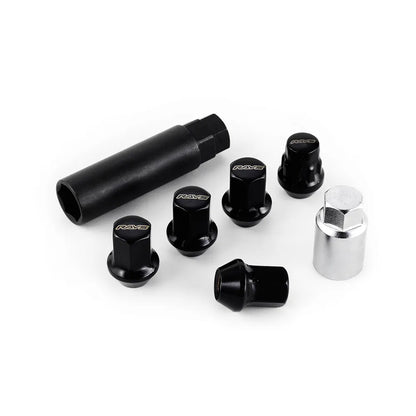 [IN STOCK] Rays 17Hex L31 Lock & Lug Set (20 + 4pcs) / M12x1.50 / Black