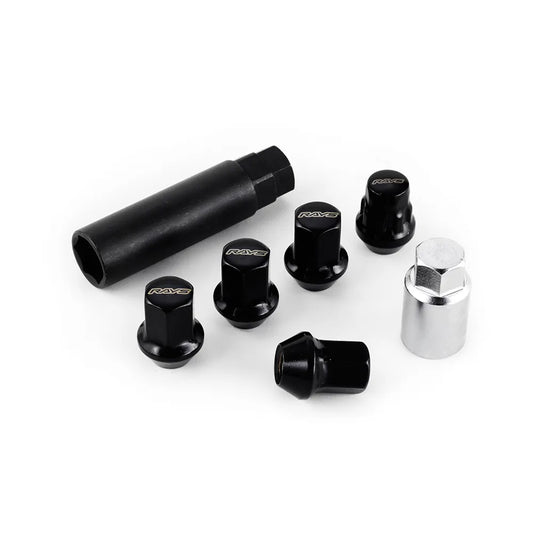 [IN STOCK] Rays 17Hex L31 Lock & Lug Set (20 + 4pcs) / M12x1.50 / Black