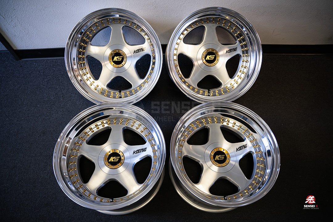 Desmond Koenig de 18" [borde escalonado] (ruedas usadas, hechas a pedido)