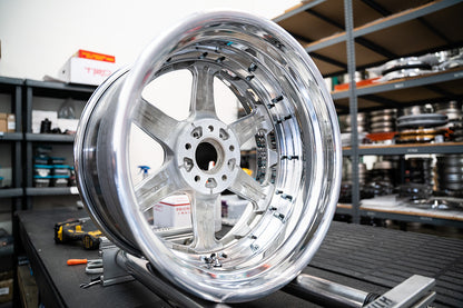 17" Volk GT-P (3pc Converted) (Used Wheels Built to Order)