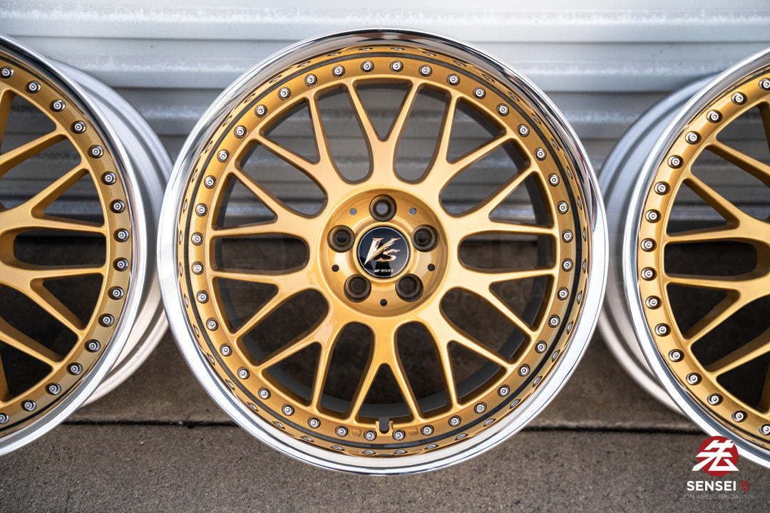 18" Work VS-XX (5x100) [Reverse Lip] (Used Wheels Built to Order)